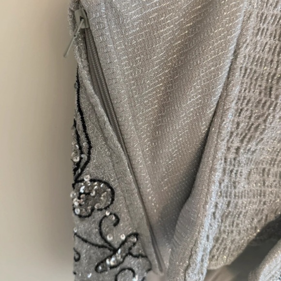 La Perla Vintage Silver and Black Embellished corset - Picture 7 of 13